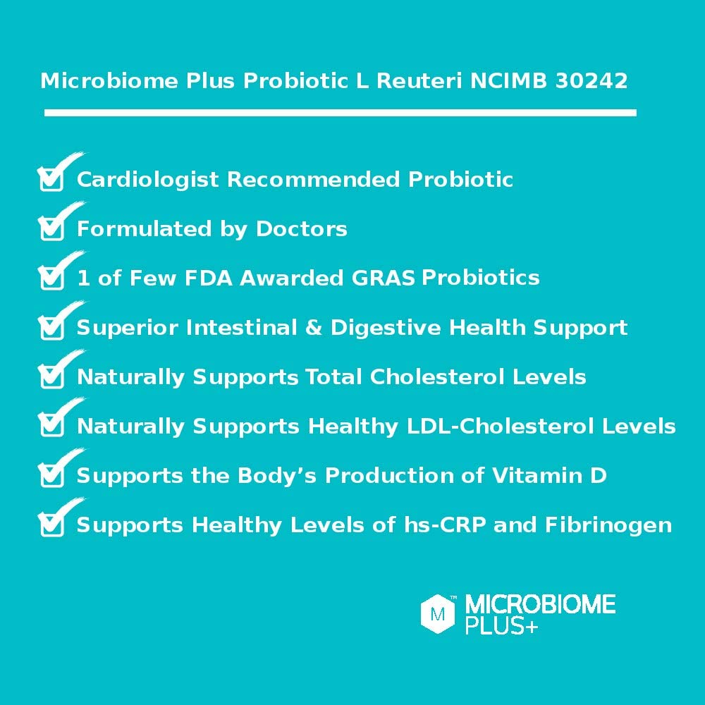 Microbiome Plus+ Probiotic Lactobacillus Reuteri NCIMB 30242 - Microbiome Plus+