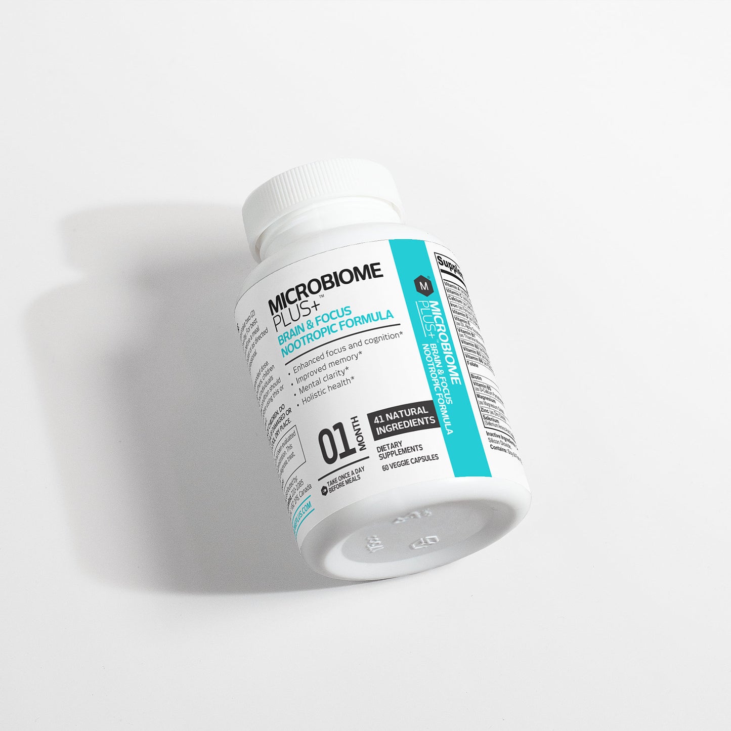 Brain & Focus Nootropic Formula | Microbiome Plus+