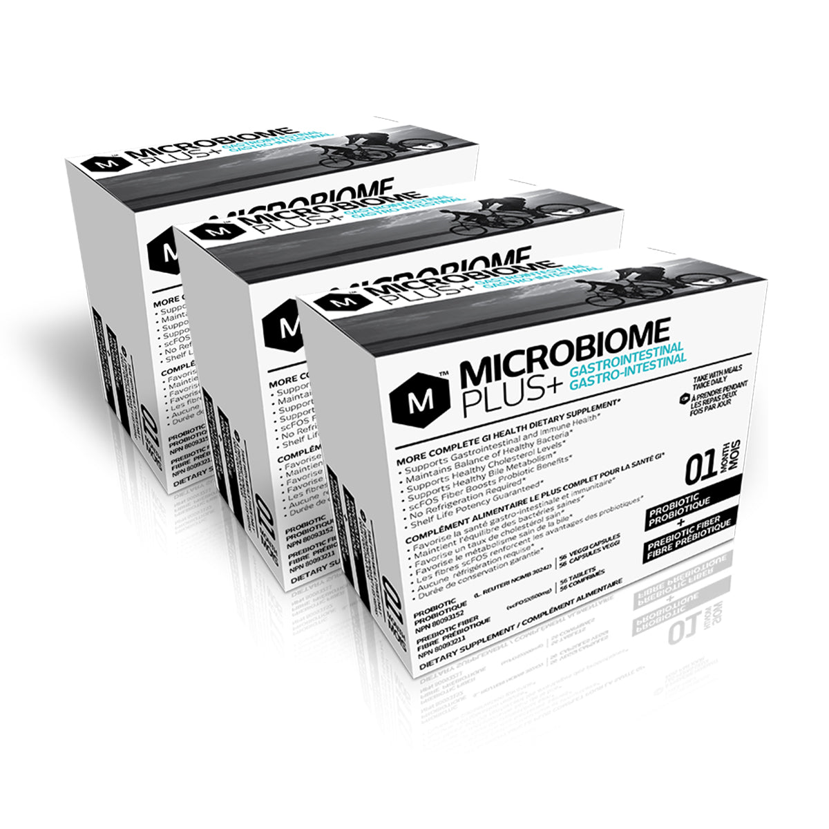 Probiotic Prebiotic for Heart Health & Bloating | Microbiome Plus+ ca