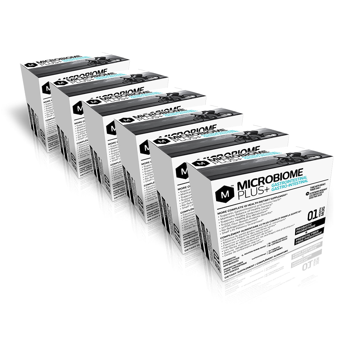 Probiotic Prebiotic for Heart Health & Bloating | Microbiome Plus+ ca