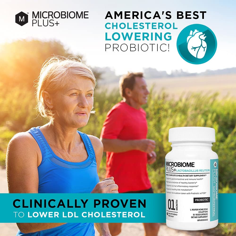 Microbiome Plus+ Prebiotic and Probiotic Combination, Best Probiotics for Bloating - Microbiome Plus+