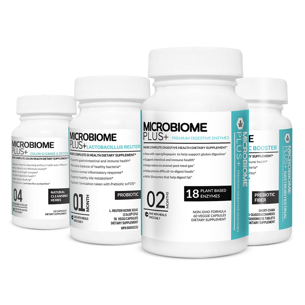 Complete MB Bundle - Probiotic, Prebiotic, Colon & 18 Enzymes
