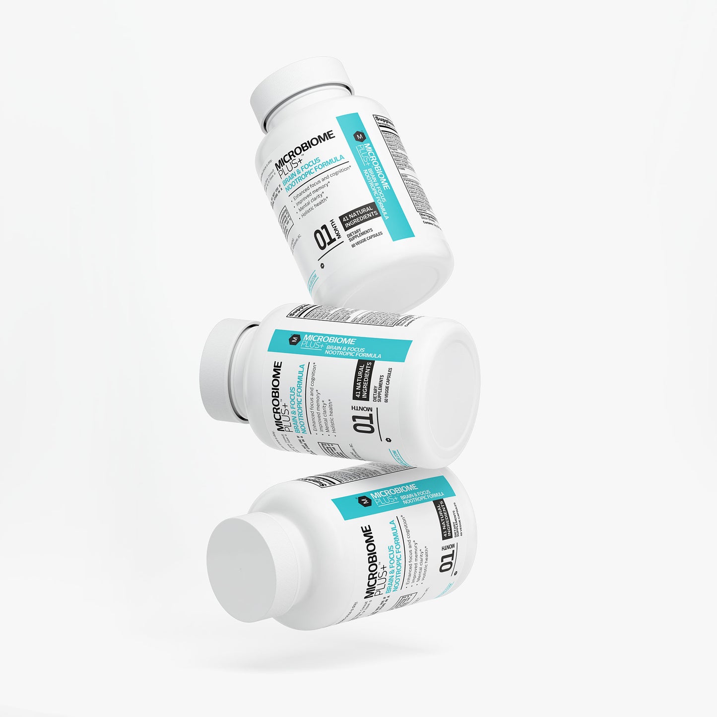 Brain & Focus Nootropic Formula | Microbiome Plus+