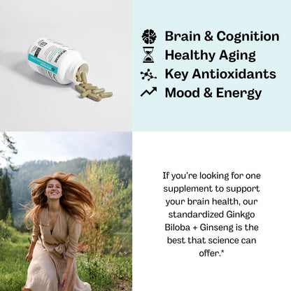 Ginkgo Biloba + Ginseng | Microbiome Plus+