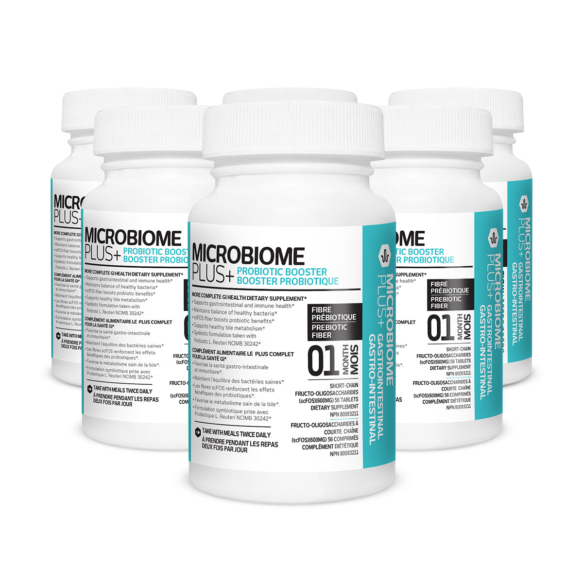 Prebiotic Fiber scFOS Supplement | Microbiome Plus+ ca